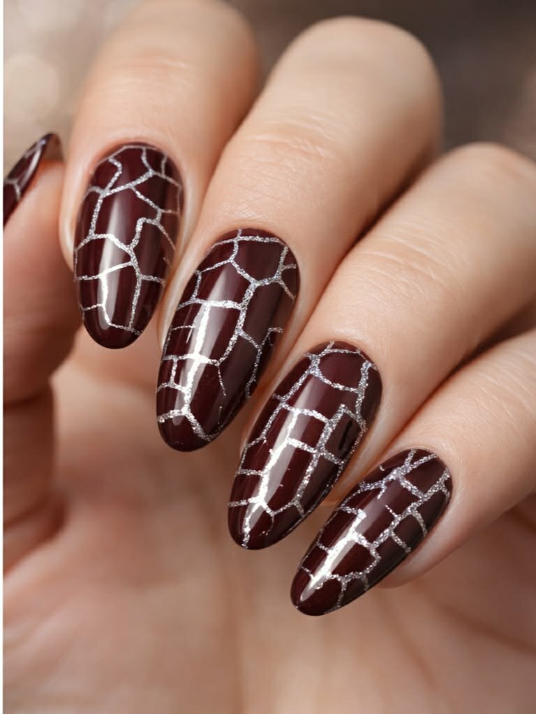 Crackle base polish Zilver