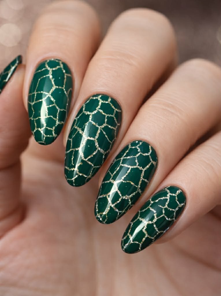 Crackle base polish Zilver