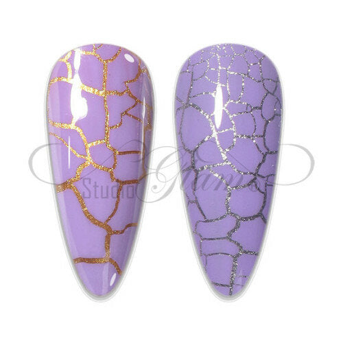 Crackle gelpolish Lila