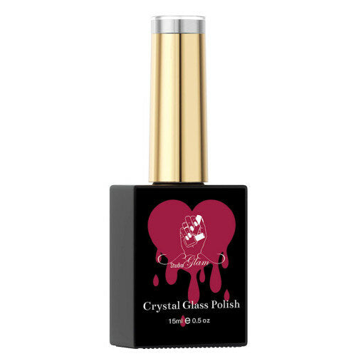 Crystal Glass Gel Kersenrood